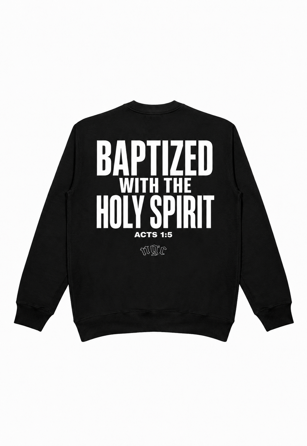 BAPTIZED SWEATSHIRT BK/WH