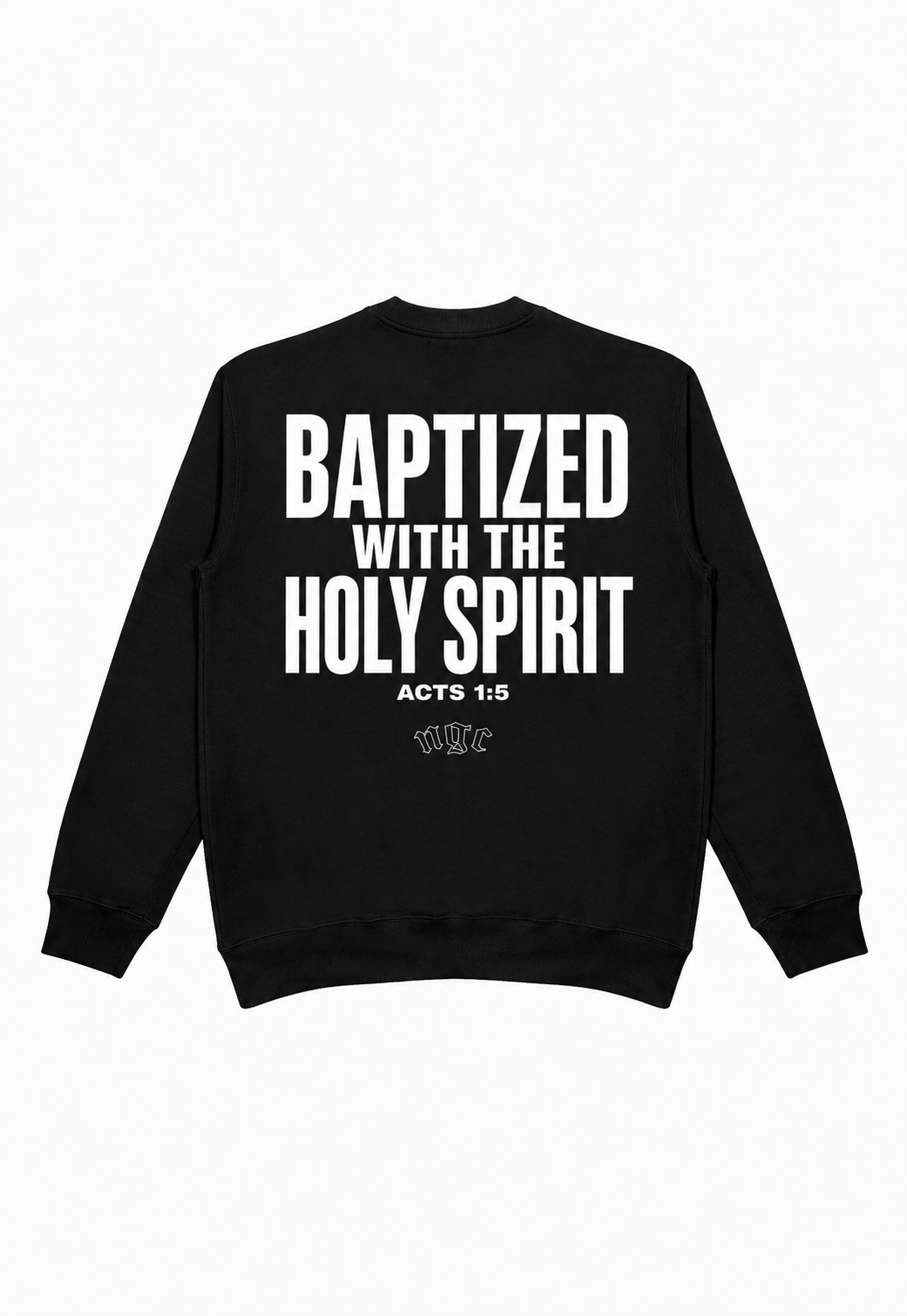 BAPTIZED SWEATSHIRT BK/WH