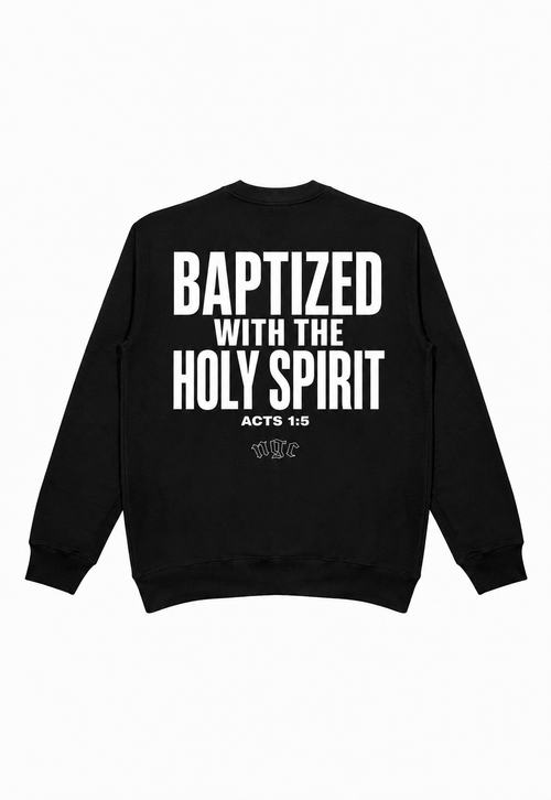 BAPTIZED SWEATSHIRT BK/WH