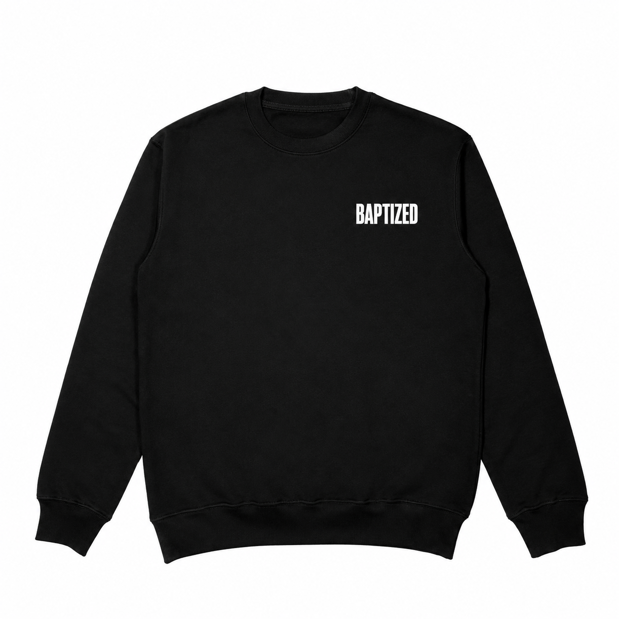 BAPTIZED SWEATSHIRT BK/WH