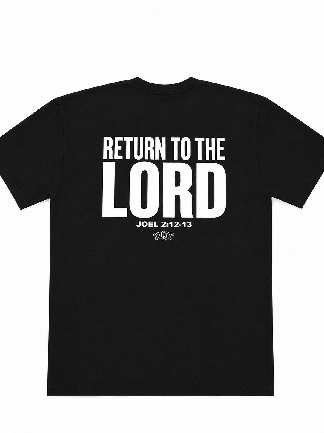 REPENT TEE BK/WH