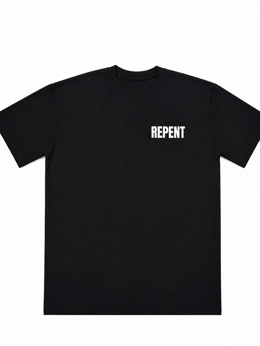REPENT TEE BK/WH