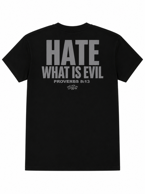 HATE SIN TEE BK/GY